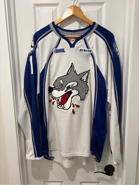 Sudbury Wolves CCM Hockey Jersey Men’s Large